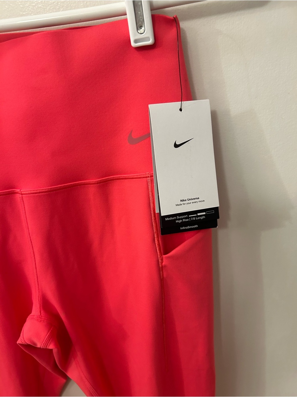 Nike Women’s High-Rise Bike Shorts — Hot Pink